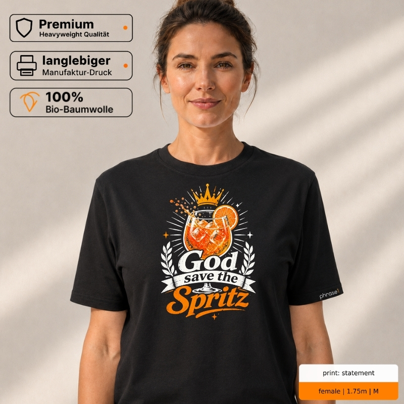 Premium T-Shirt „God save the Spritz.“