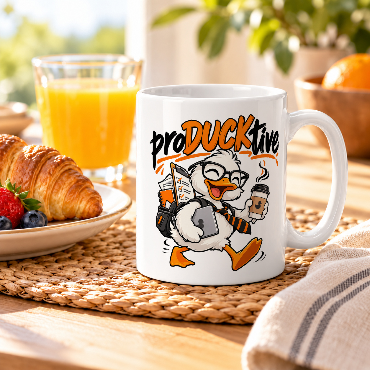 Tasse „proDUCKtive.“
