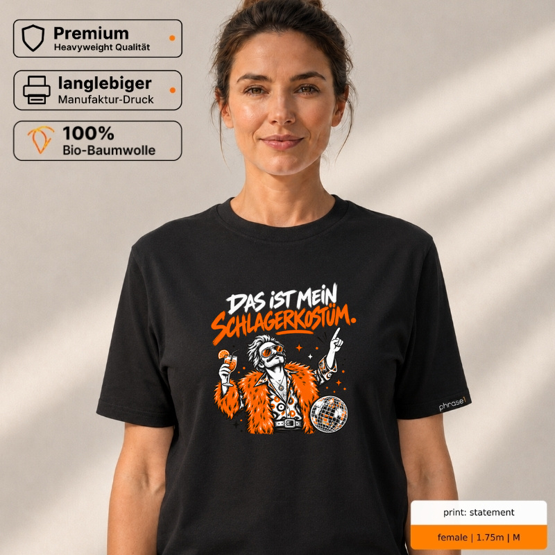 Premium T-Shirt "DAS IST MEIN SCHLAGERKOSTÜM."