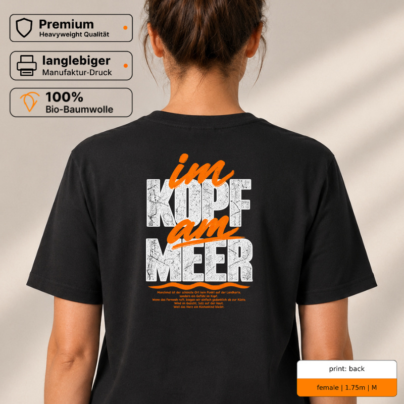 Premium T-Shirt – im kopf am meer Premium T-Shirt – im kopf am meer