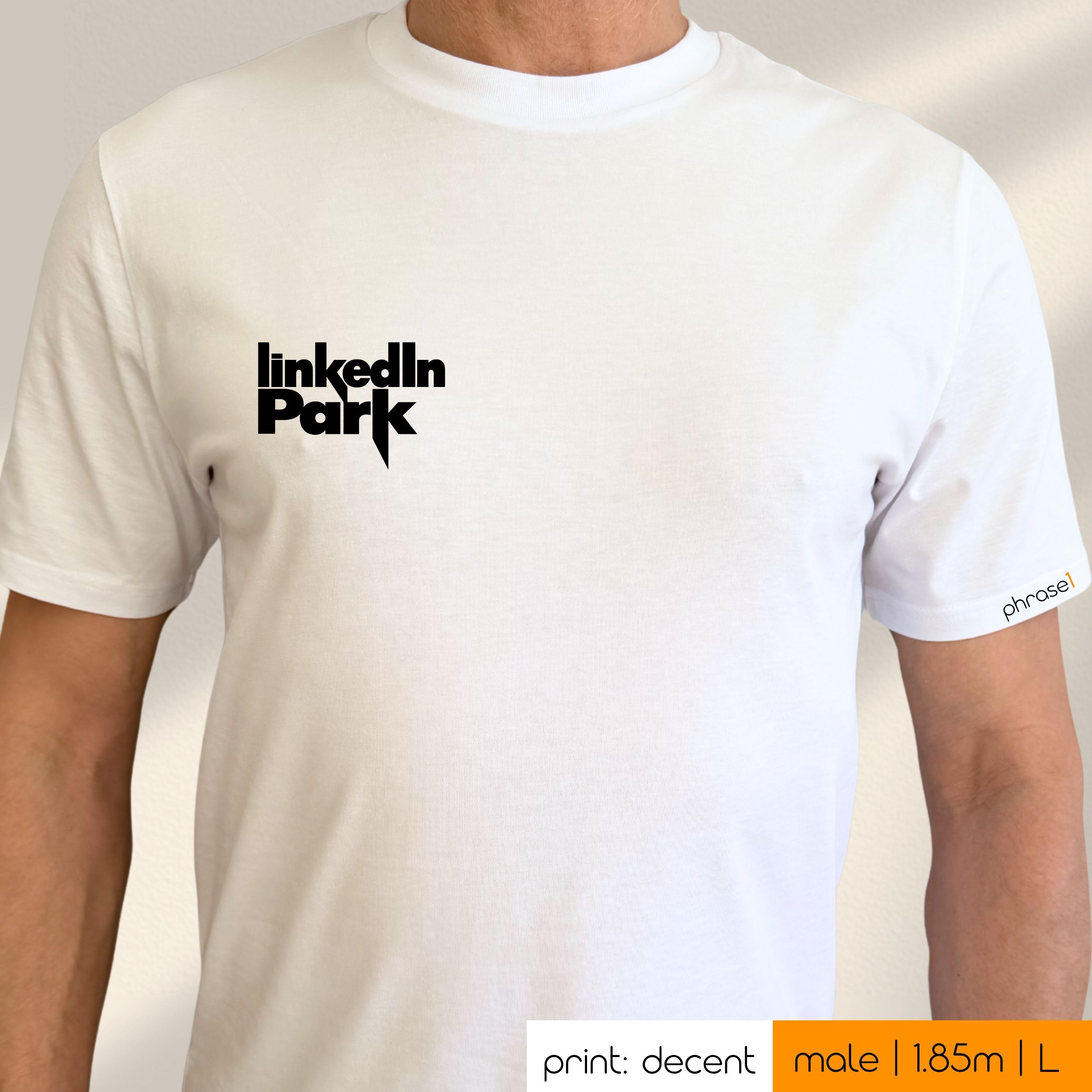 Premium T-Shirt mit Visual "linkedIn park." Premium T-Shirt mit Visual "linkedIn park."