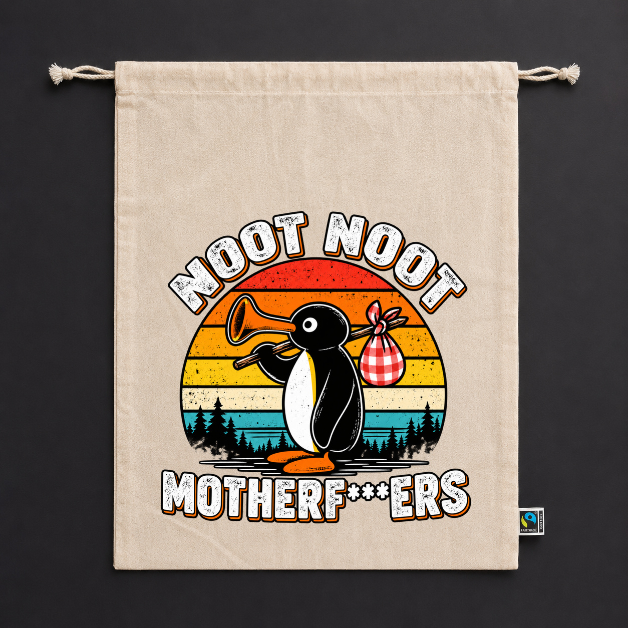 Zuziehbeutel „NOOT NOOT MOTHERF***ERS.“