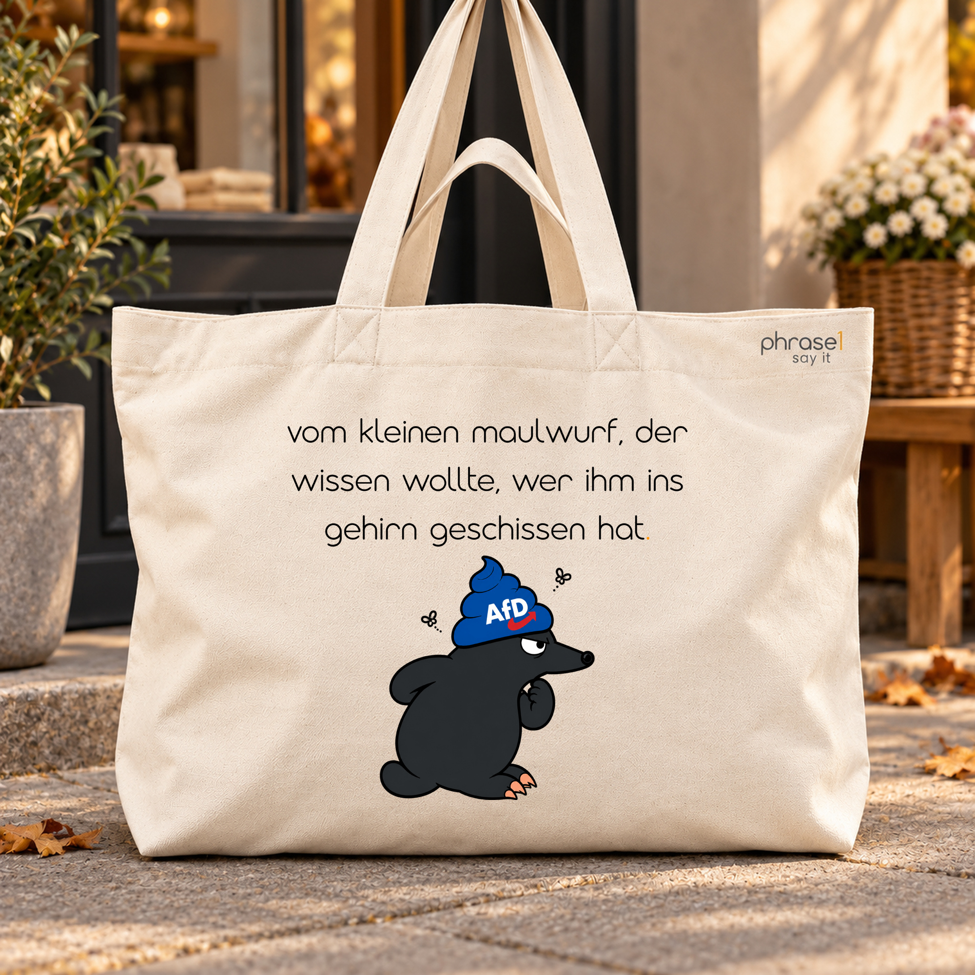 Big Shopper „vom kleinen maulwurf, der wissen wollte, wer ihm ins gehirn geschissen hat.“ Big Shopper „vom kleinen maulwurf, der wissen wollte, wer ihm ins gehirn geschissen hat.“