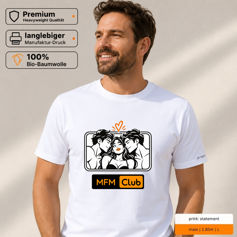 Premium T-Shirt „MFM Club.“
