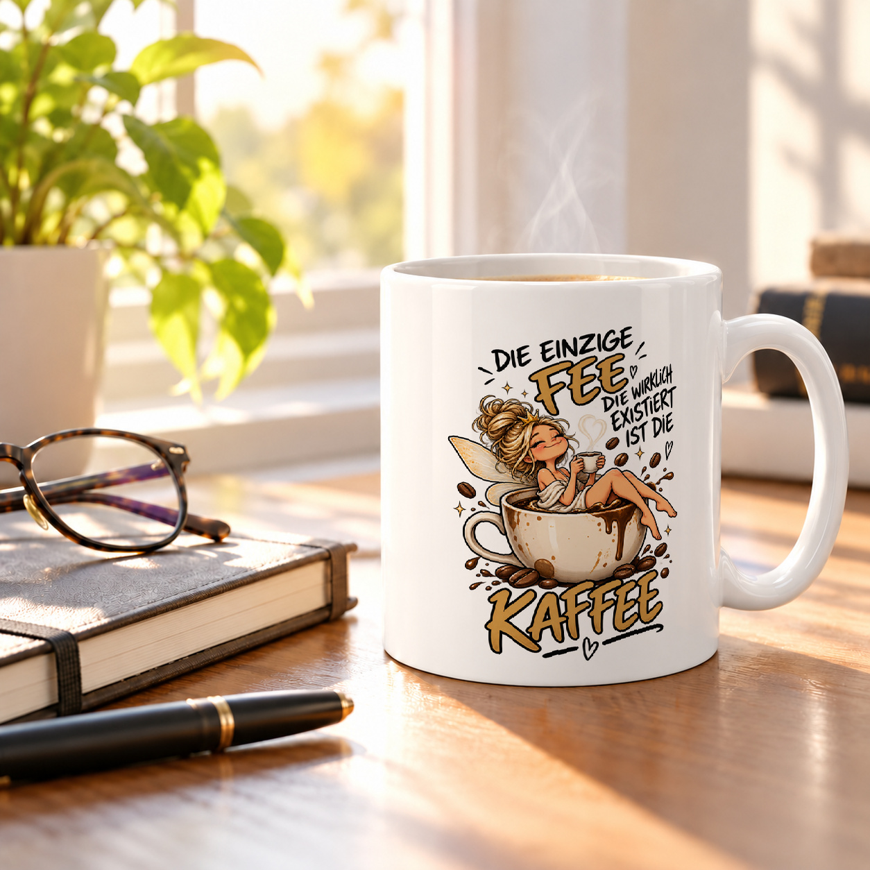Tasse „Fee Kaffee.“