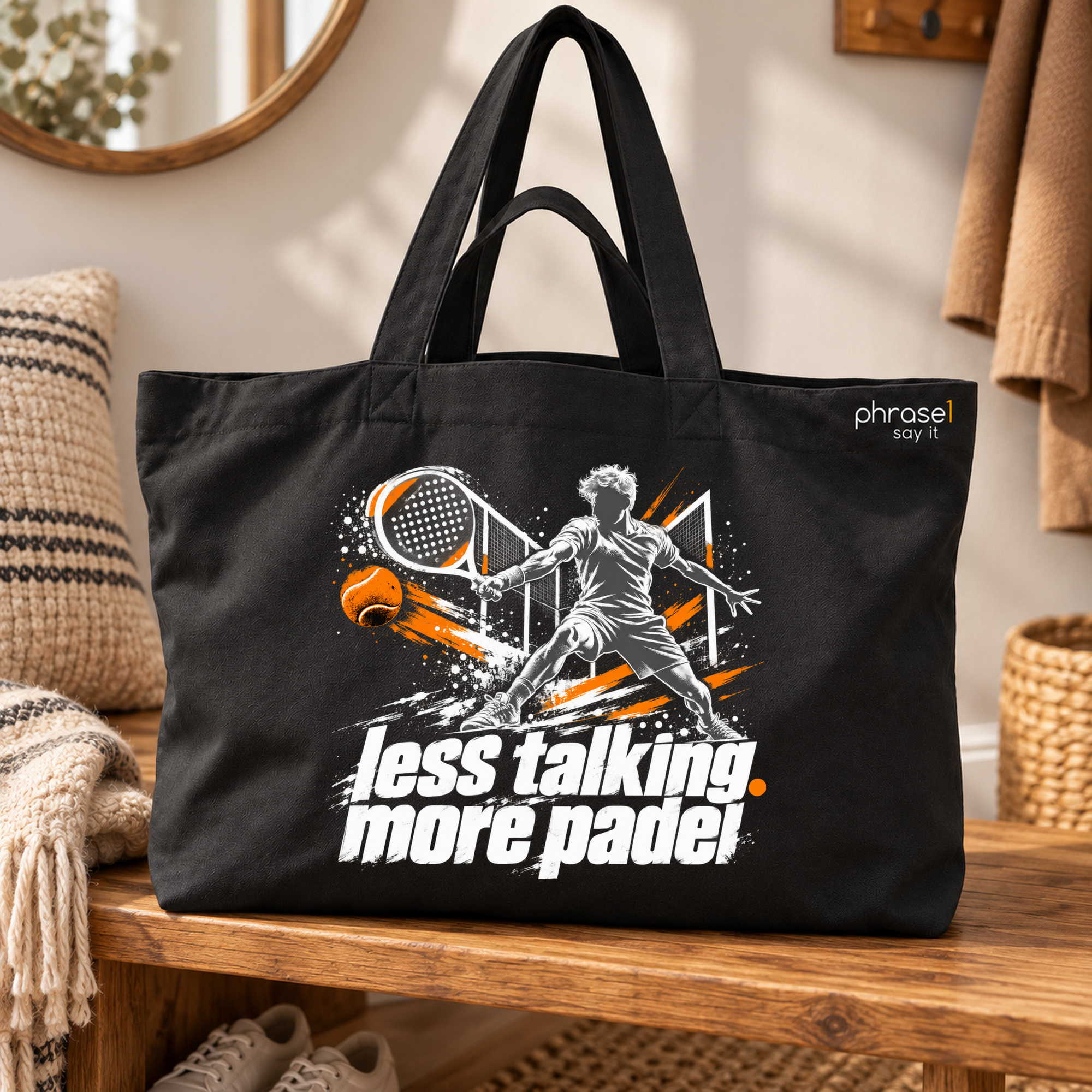 Big Shopper „less talking. more padel.“ Big Shopper „less talking. more padel.“