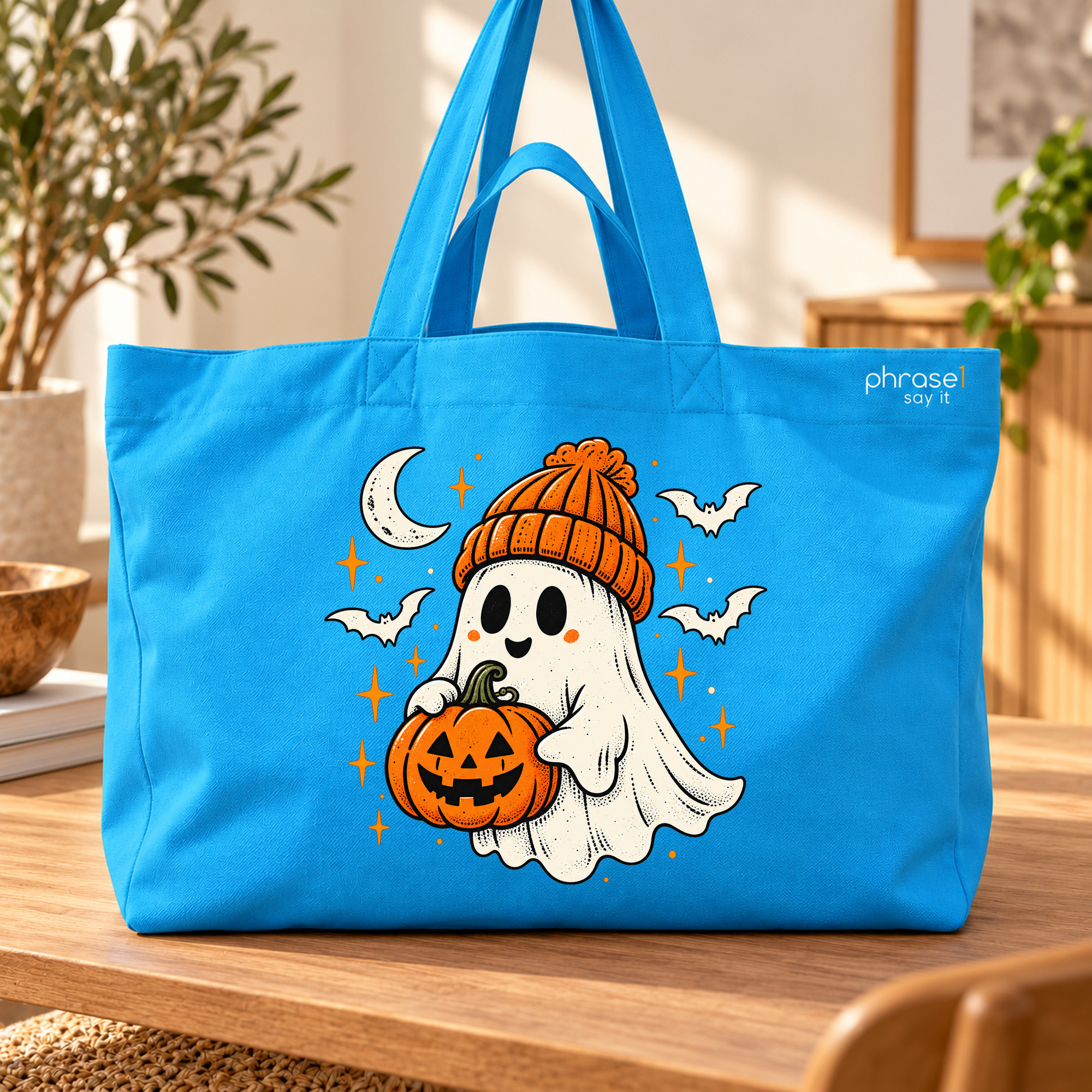 Big Shopper „Halloween Geist mit Kürbis.“ Big Shopper „Halloween Geist mit Kürbis.“