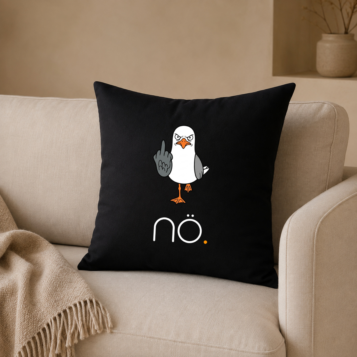 Kissenhülle „nö.“