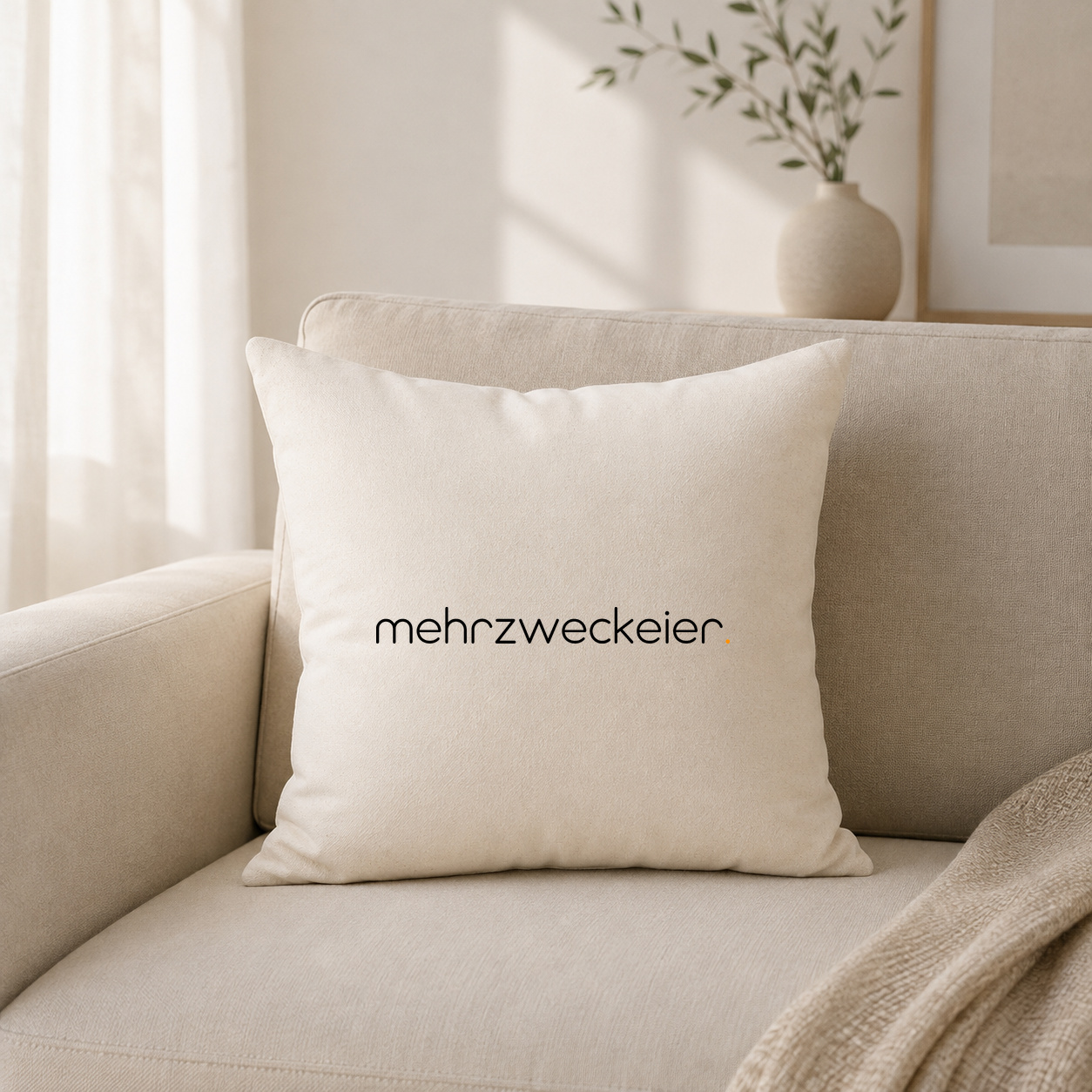 Kissenhülle "mehrzweckeier."