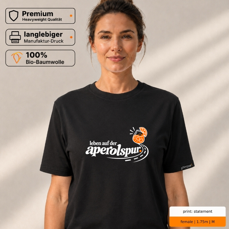 leben auf der aperolspur. – Premium T-Shirt leben auf der aperolspur. – Premium T-Shirt