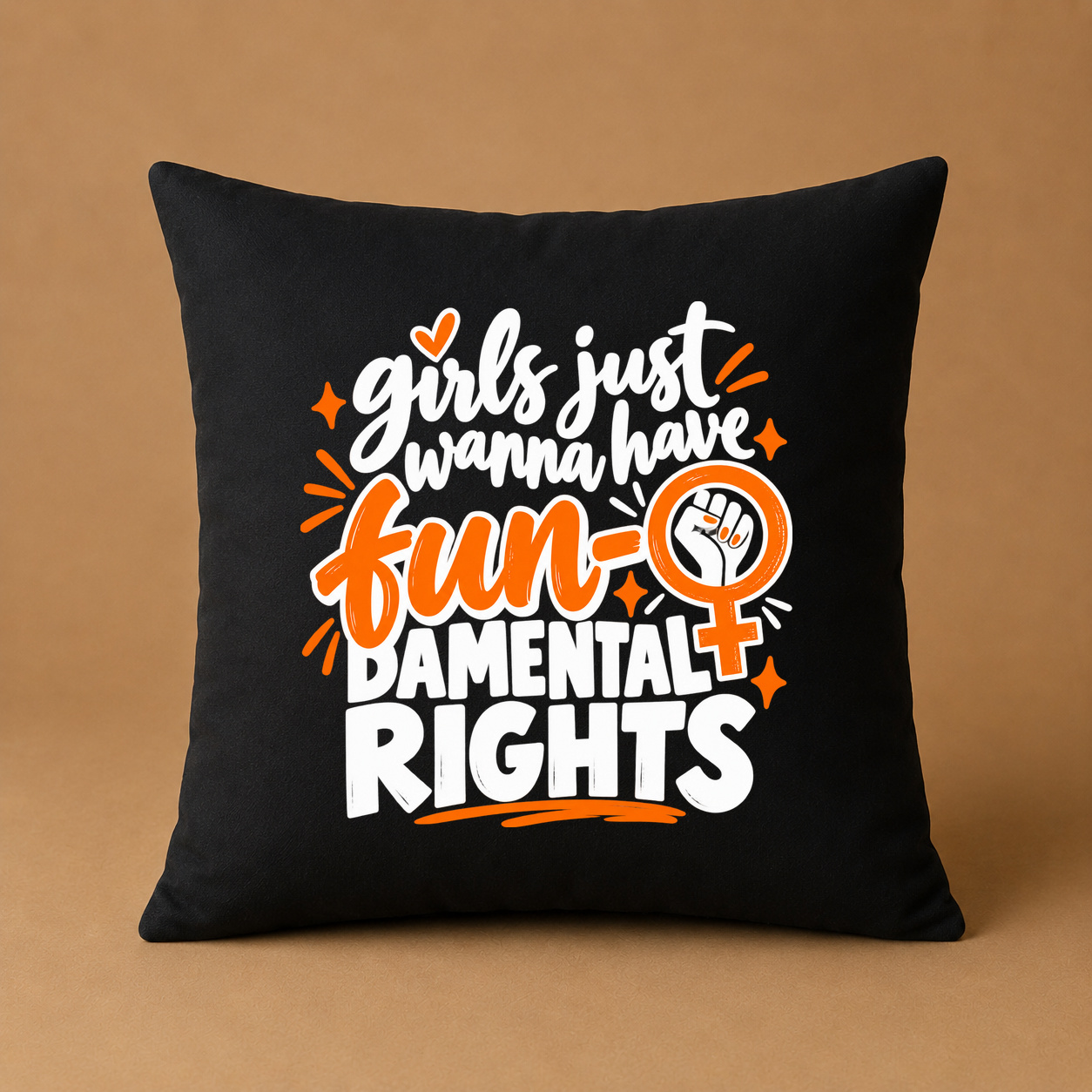 Kissenhülle „girls just wanna have fundamental rights.“ Kissenhülle „girls just wanna have fundamental rights.“