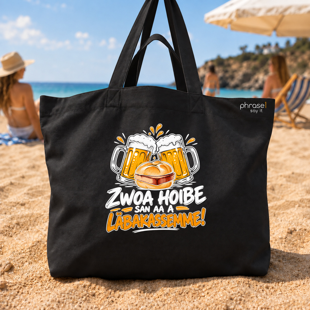 zwoa hoibe san aa a läbakassemme! Big Shopper