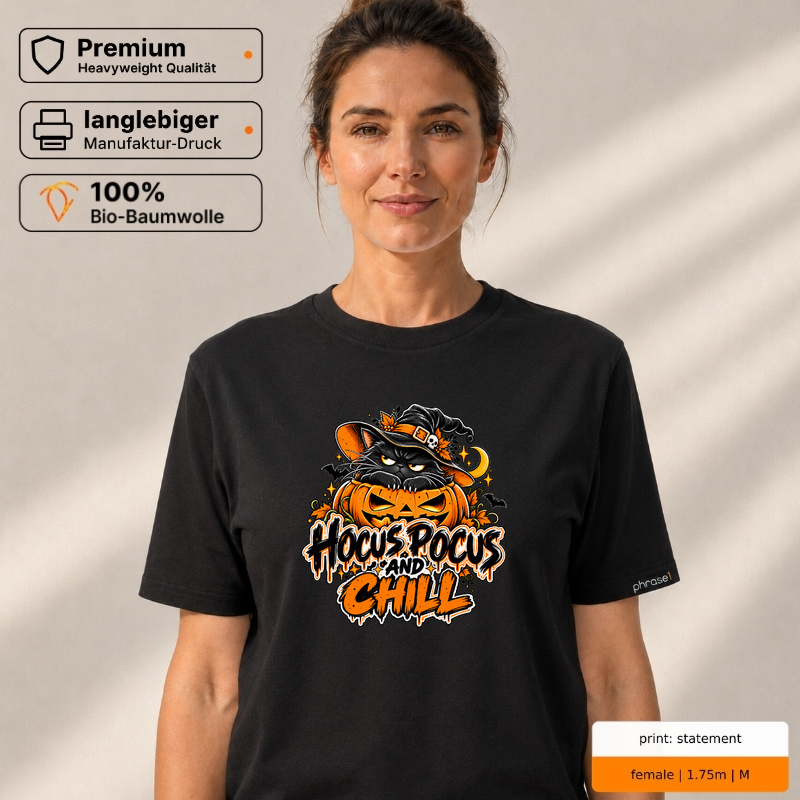 Premium T-Shirt „hocus pocus and chill.“