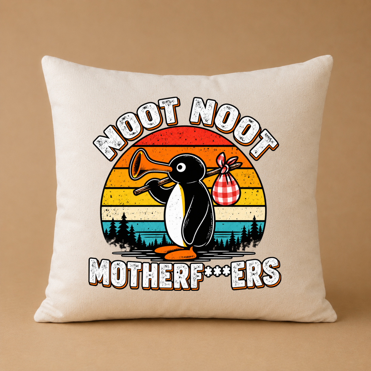 Kissenhülle „NOOT NOOT MOTHERF***ERS.“ Kissenhülle „NOOT NOOT MOTHERF***ERS.“