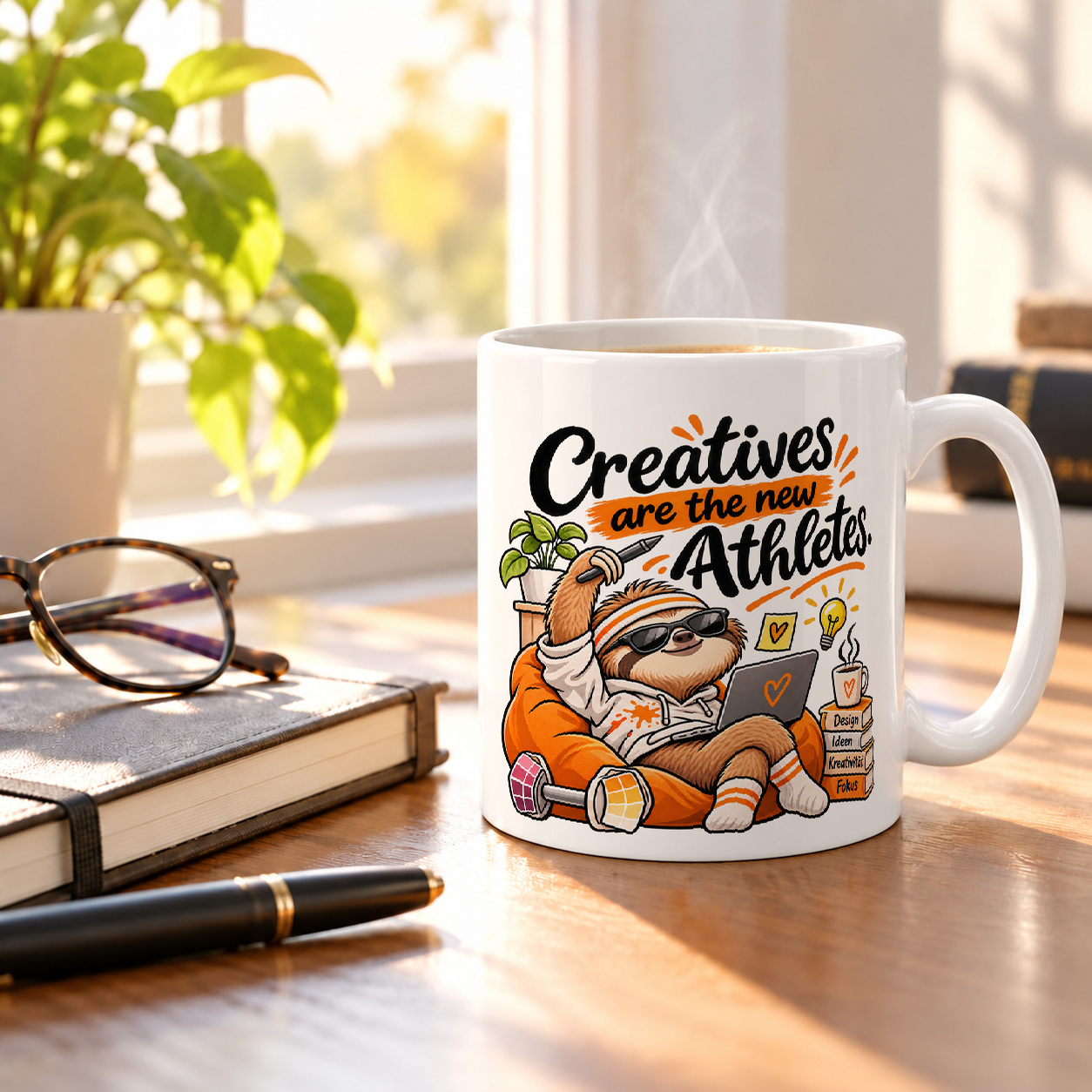 Tasse „Creatives are the new Athletes.“