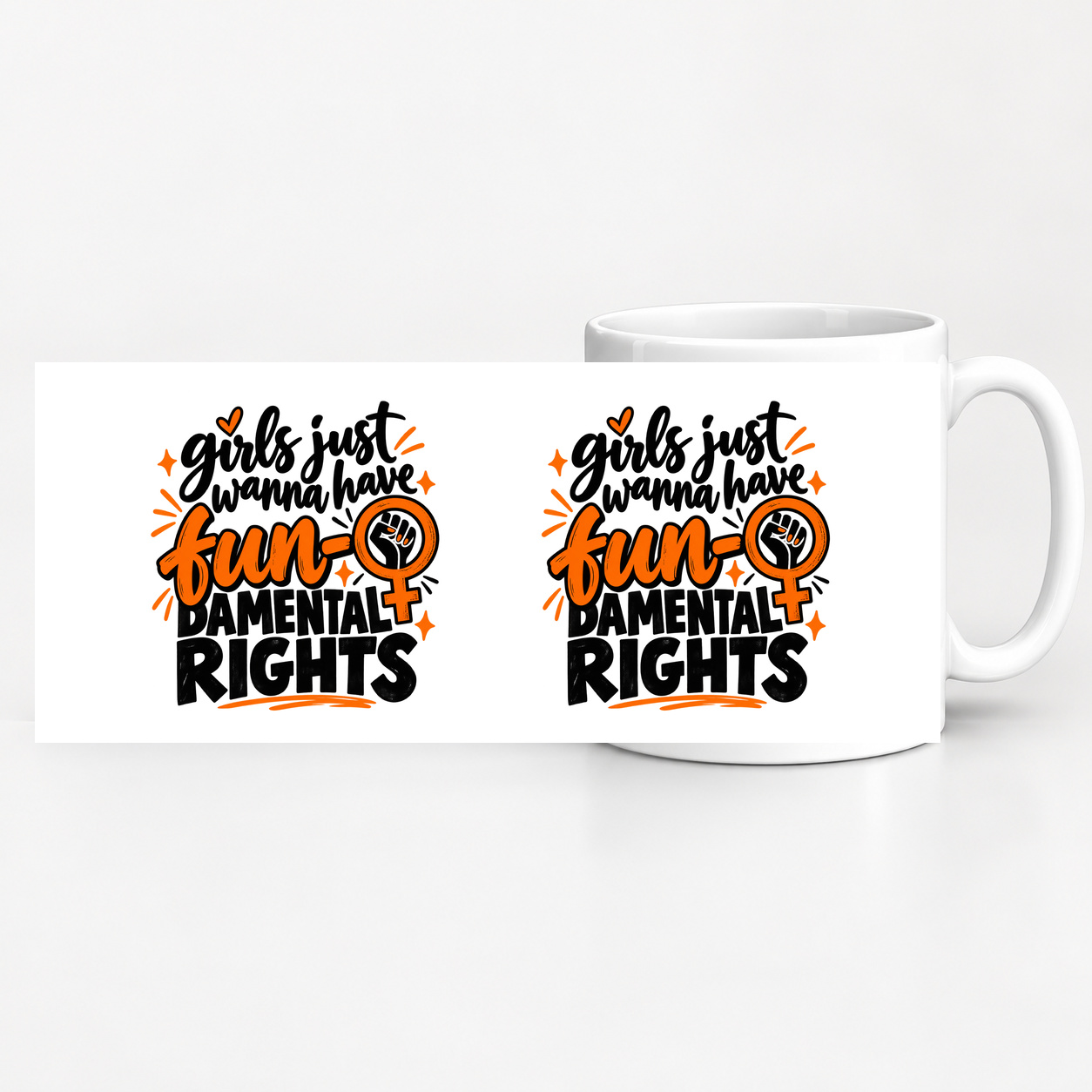 Tasse „girls just wanna have fundamental rights.“