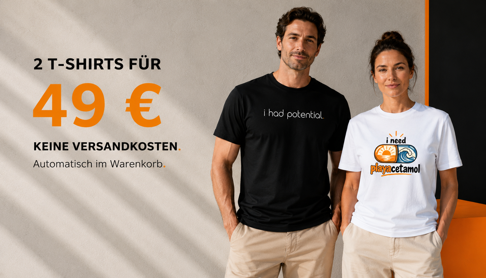 2 Premium T-Shirts für 49 Euro bei Phrase1
