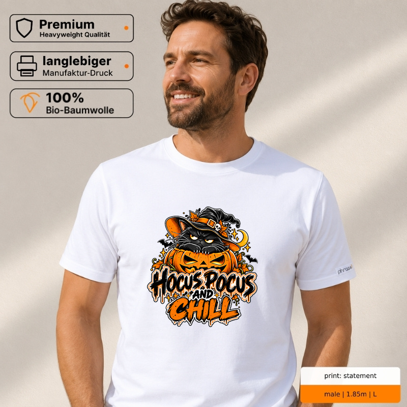 Premium T-Shirt „hocus pocus and chill.“
