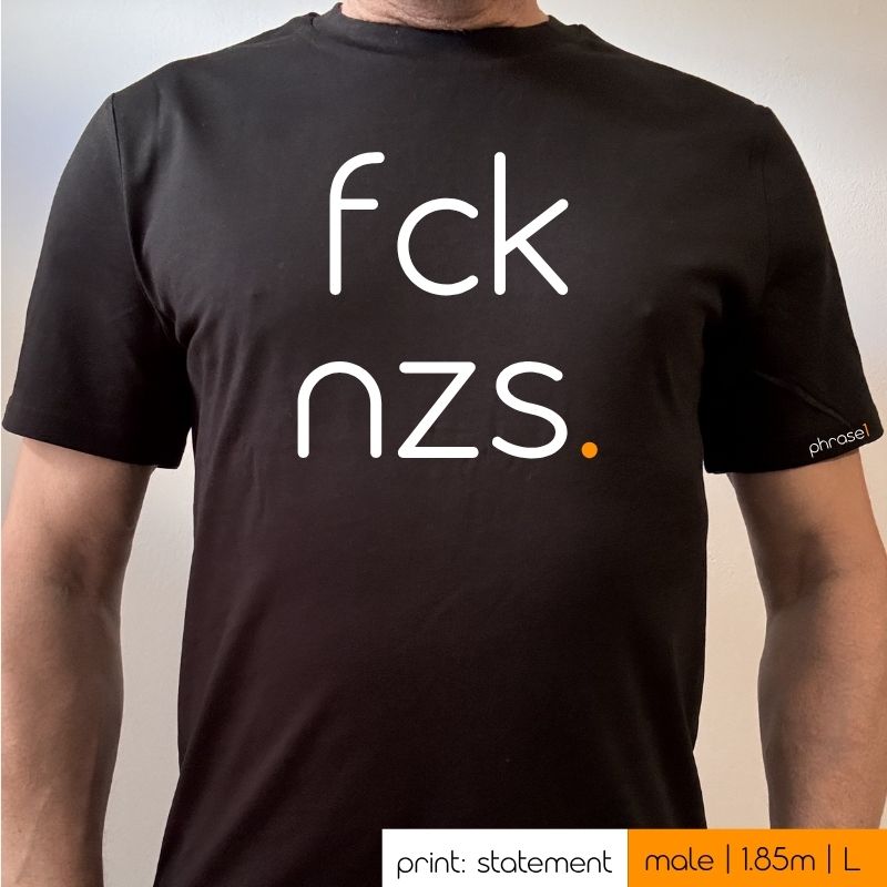 Premium T-Shirt mit Spruch "fck nzs." Premium T-Shirt mit Spruch "fck nzs."