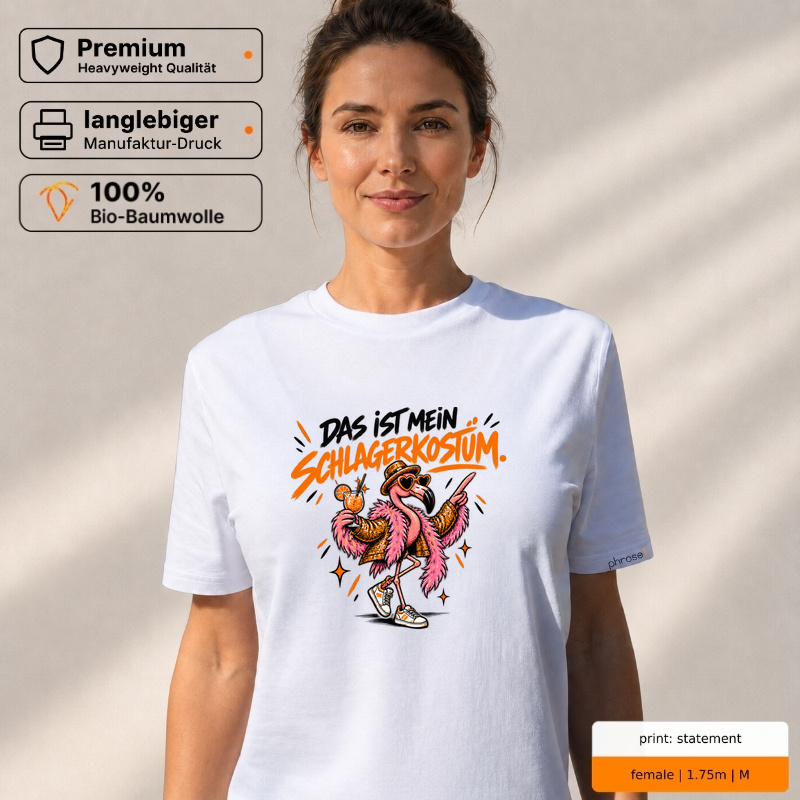 Premium T-Shirt "DAS IST MEIN SCHLAGERKOSTÜM."