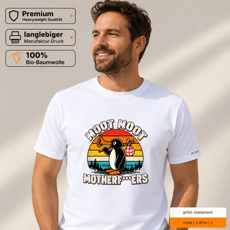 Premium T-Shirt „NOOT NOOT MOTHERF***ERS.“ Premium T-Shirt „NOOT NOOT MOTHERF***ERS.“
