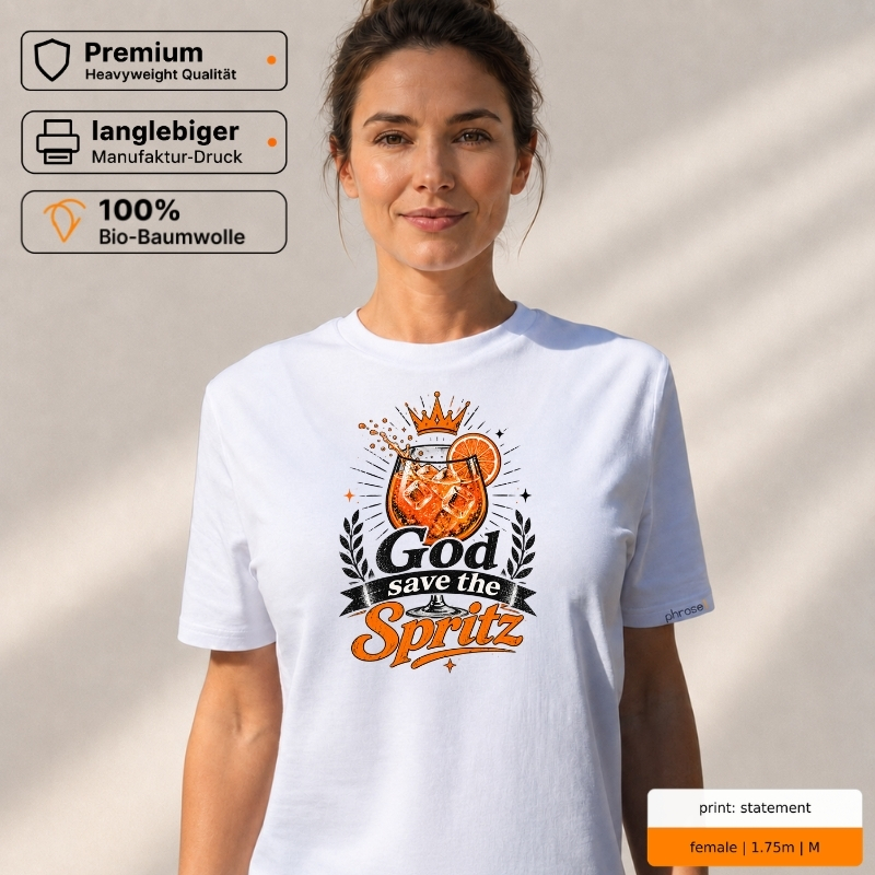 Premium T-Shirt „God save the Spritz.“