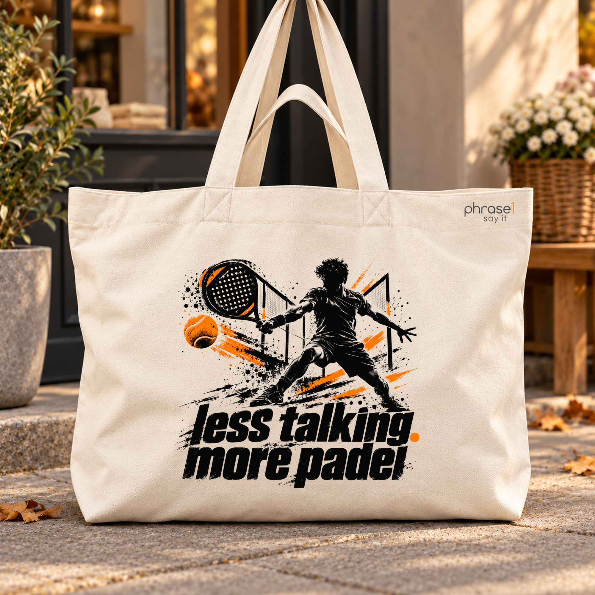 Big Shopper „less talking. more padel.“ Big Shopper „less talking. more padel.“