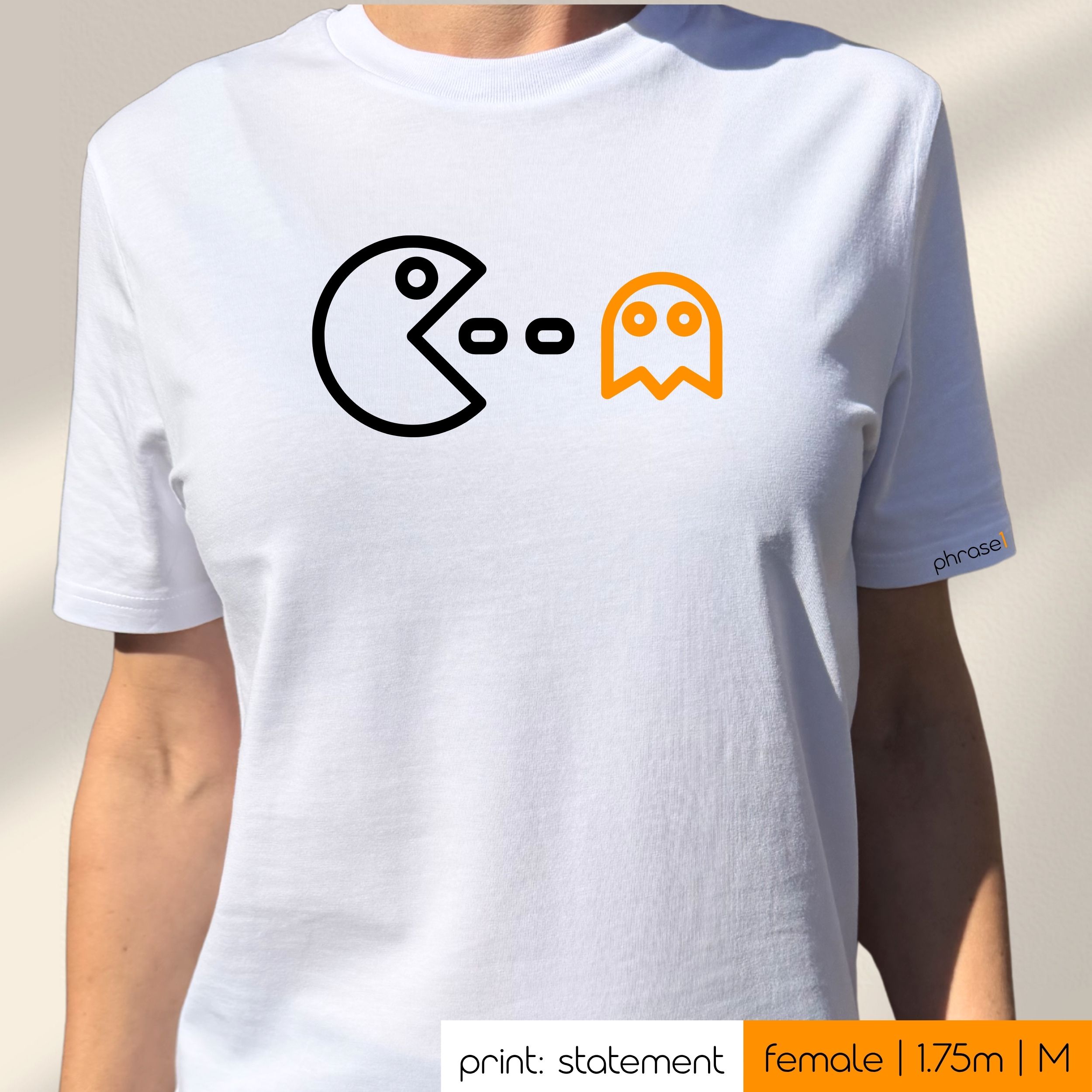 Premium T-Shirt mit Visual "Pacman" Premium T-Shirt mit Visual "Pacman"