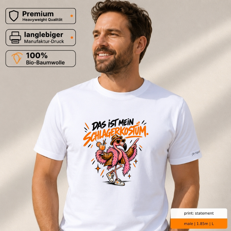 Premium T-Shirt "DAS IST MEIN SCHLAGERKOSTÜM."