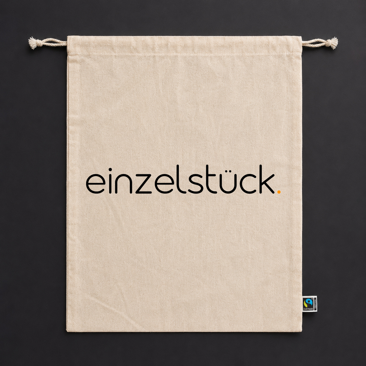 Zuziehbeutel "einzelstück."