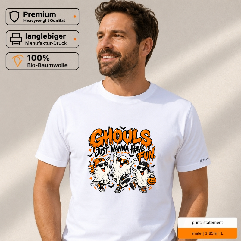 Premium T-Shirt „ghouls just wanna have fun.“