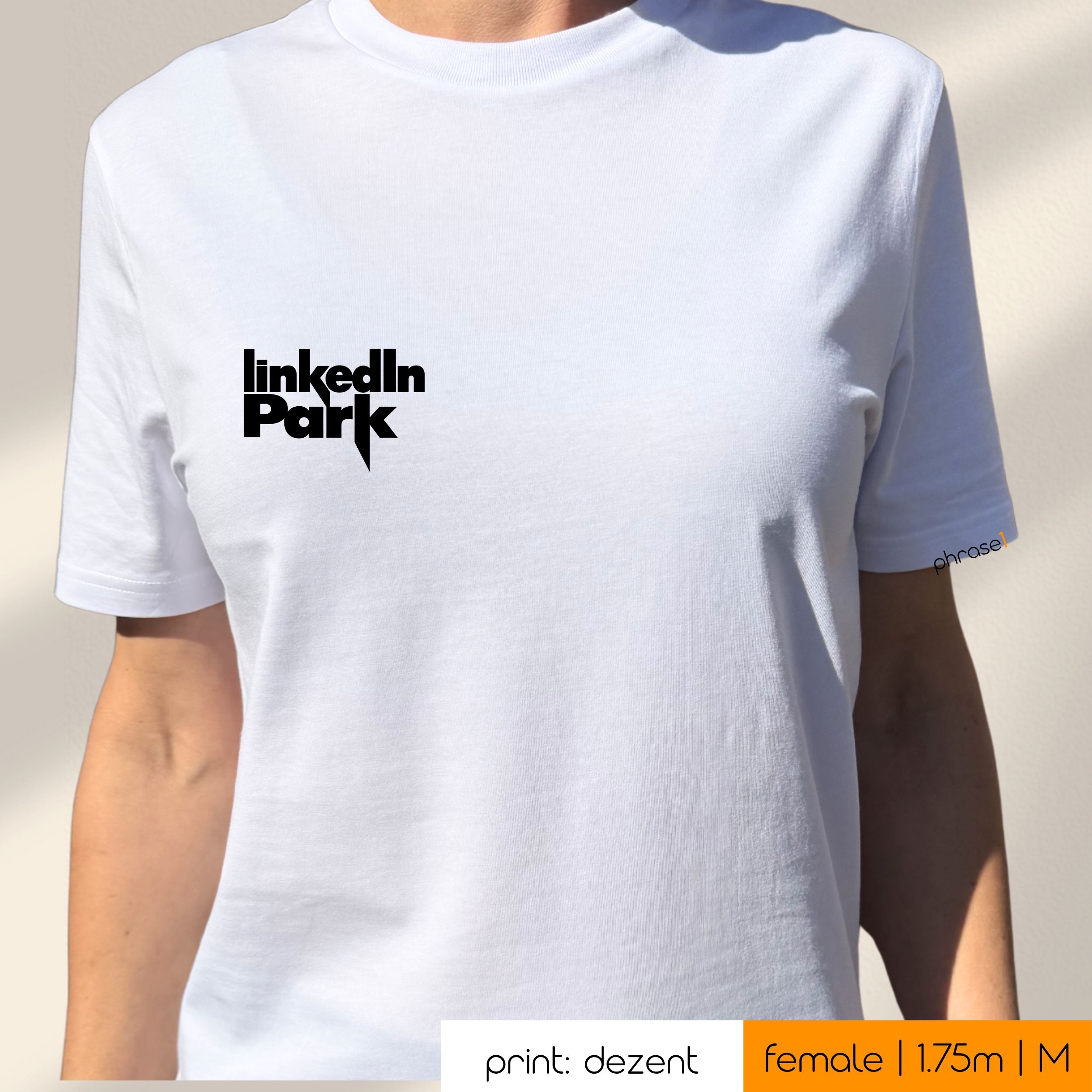 Premium T-Shirt mit Visual "linkedIn park." Premium T-Shirt mit Visual "linkedIn park."