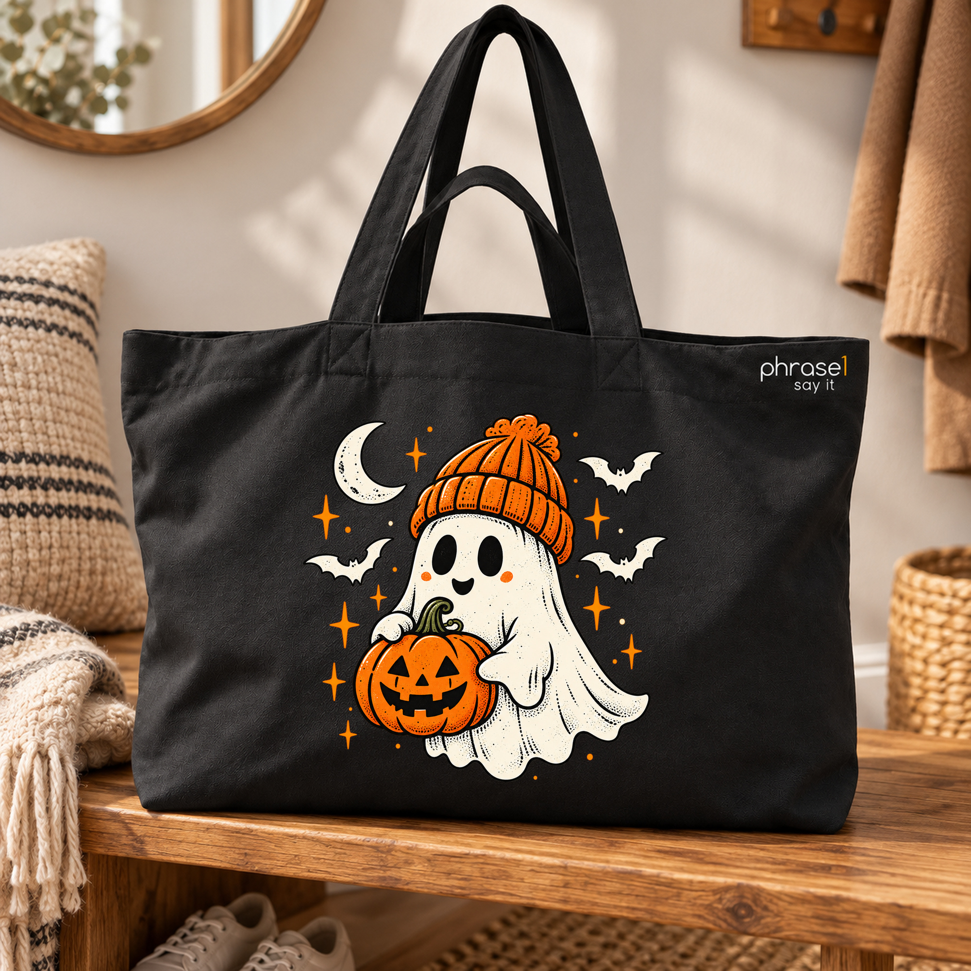 Big Shopper „Halloween Geist mit Kürbis.“ Big Shopper „Halloween Geist mit Kürbis.“