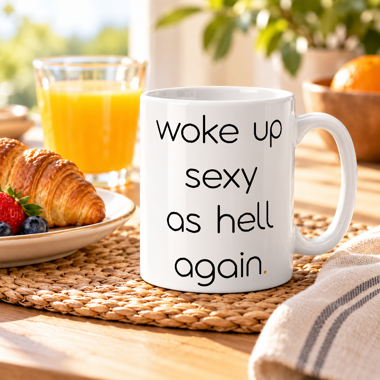 woke up sexy as hell again. 