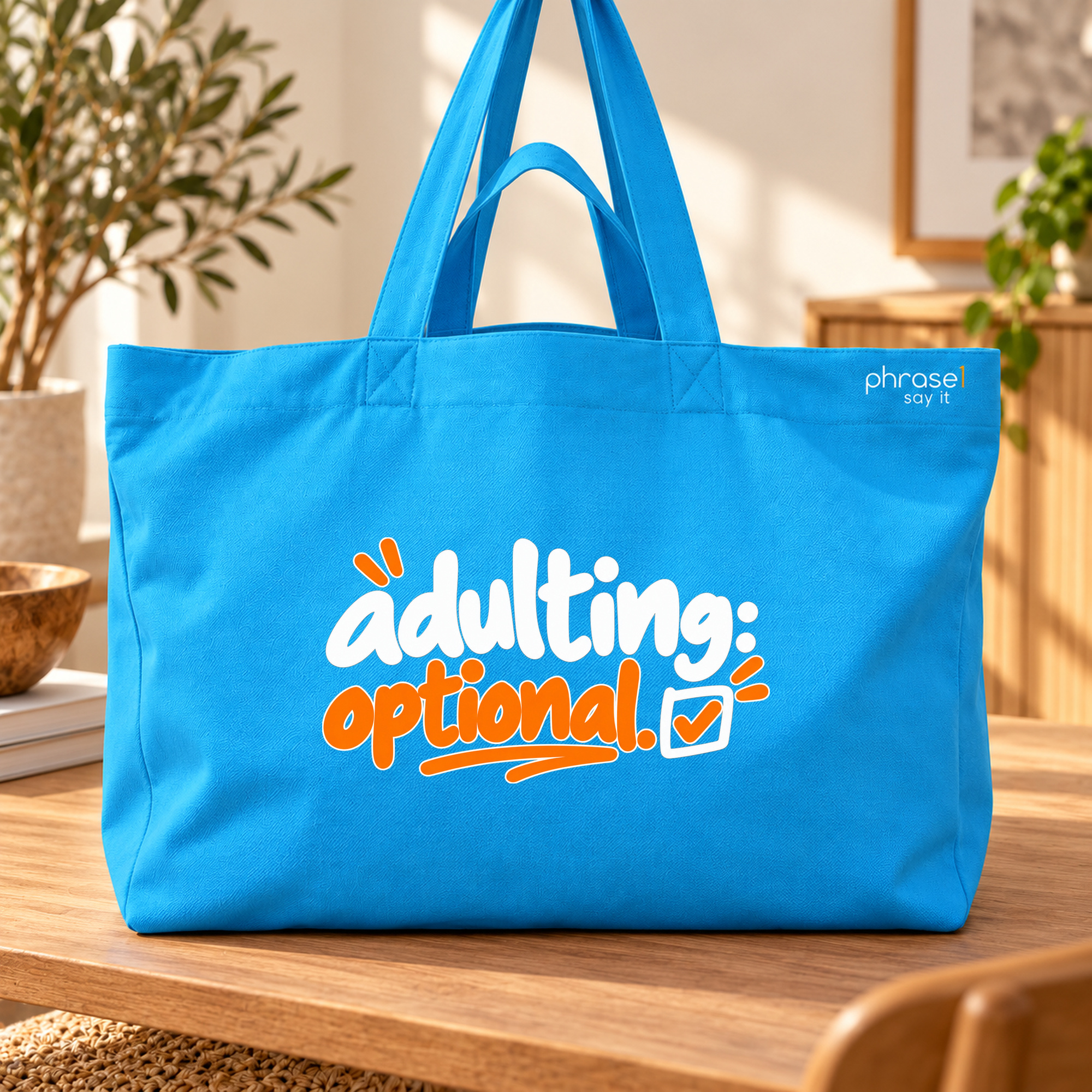 Big Shopper „adulting optional.“