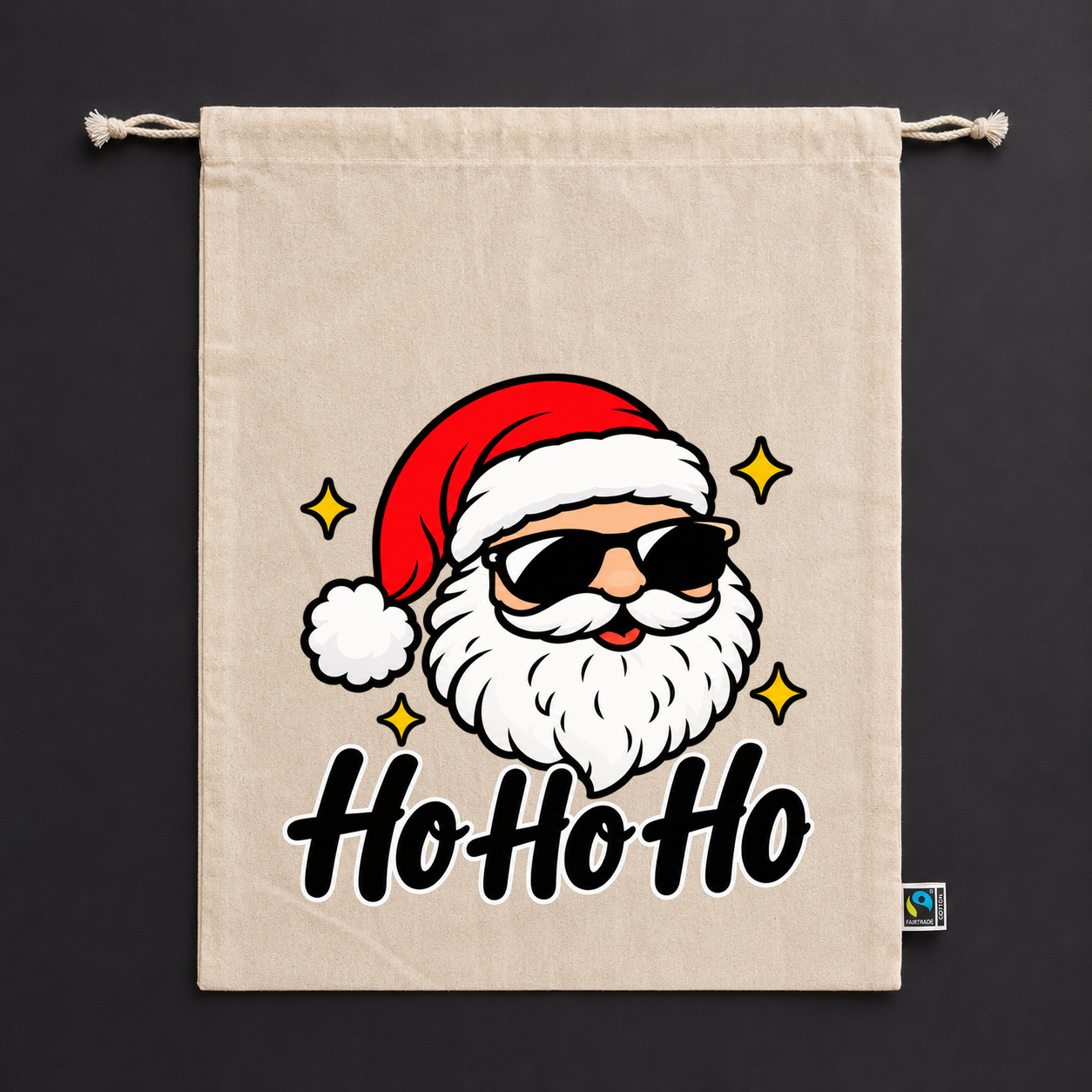 Zuziehbeutel „Ho Ho Ho.“ Zuziehbeutel „Ho Ho Ho.“