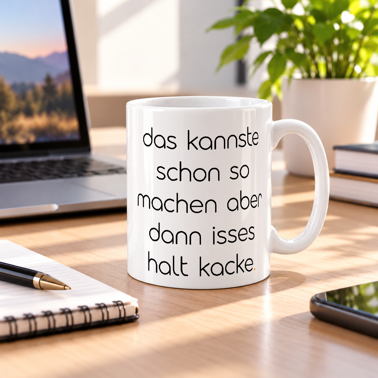 Tasse „das kannste schon so machen aber dann isses halt kacke.“ Tasse „das kannste schon so machen aber dann isses halt kacke.“