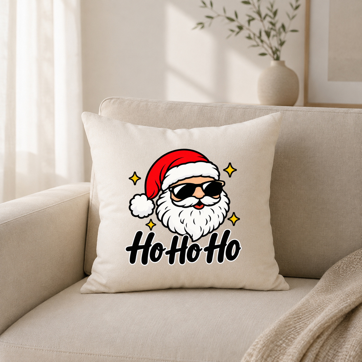 Kissenhülle „Ho Ho Ho.“