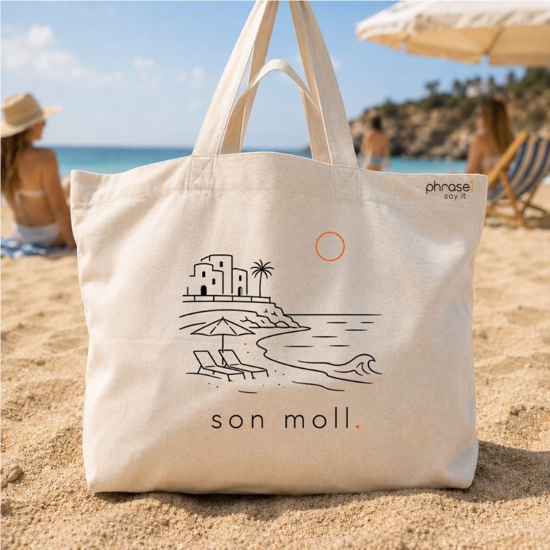 Premium Shopper mit Spruch „son moll." und Visual Premium Shopper mit Spruch „son moll." und Visual
