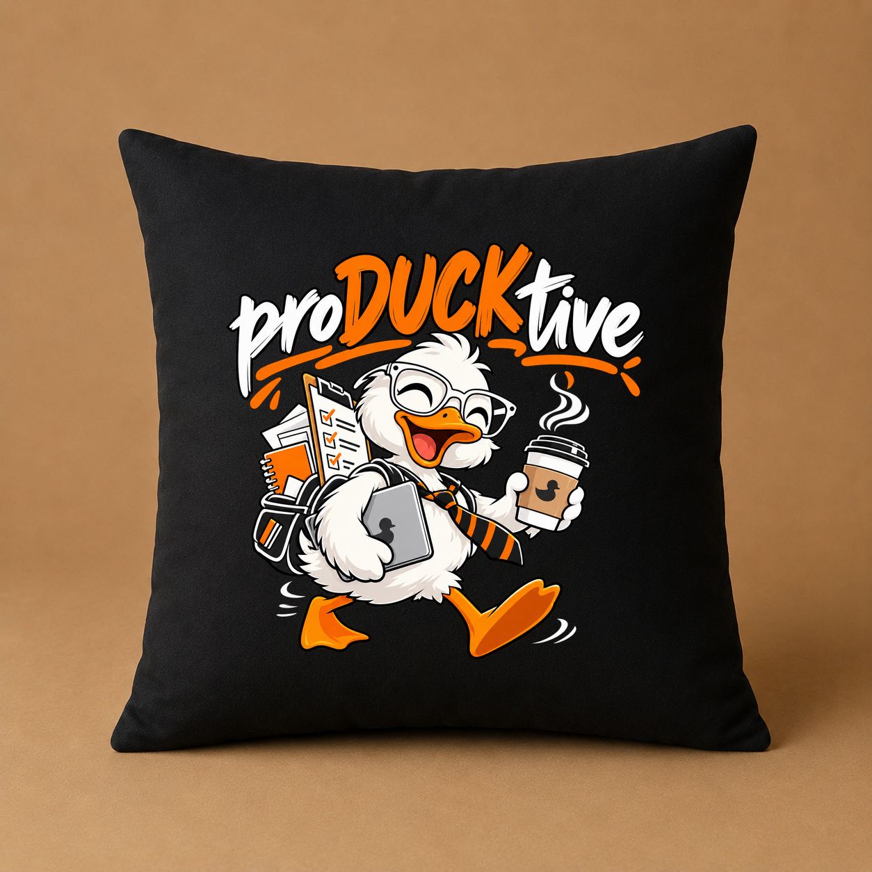 Kissenhülle „proDUCKtive.“