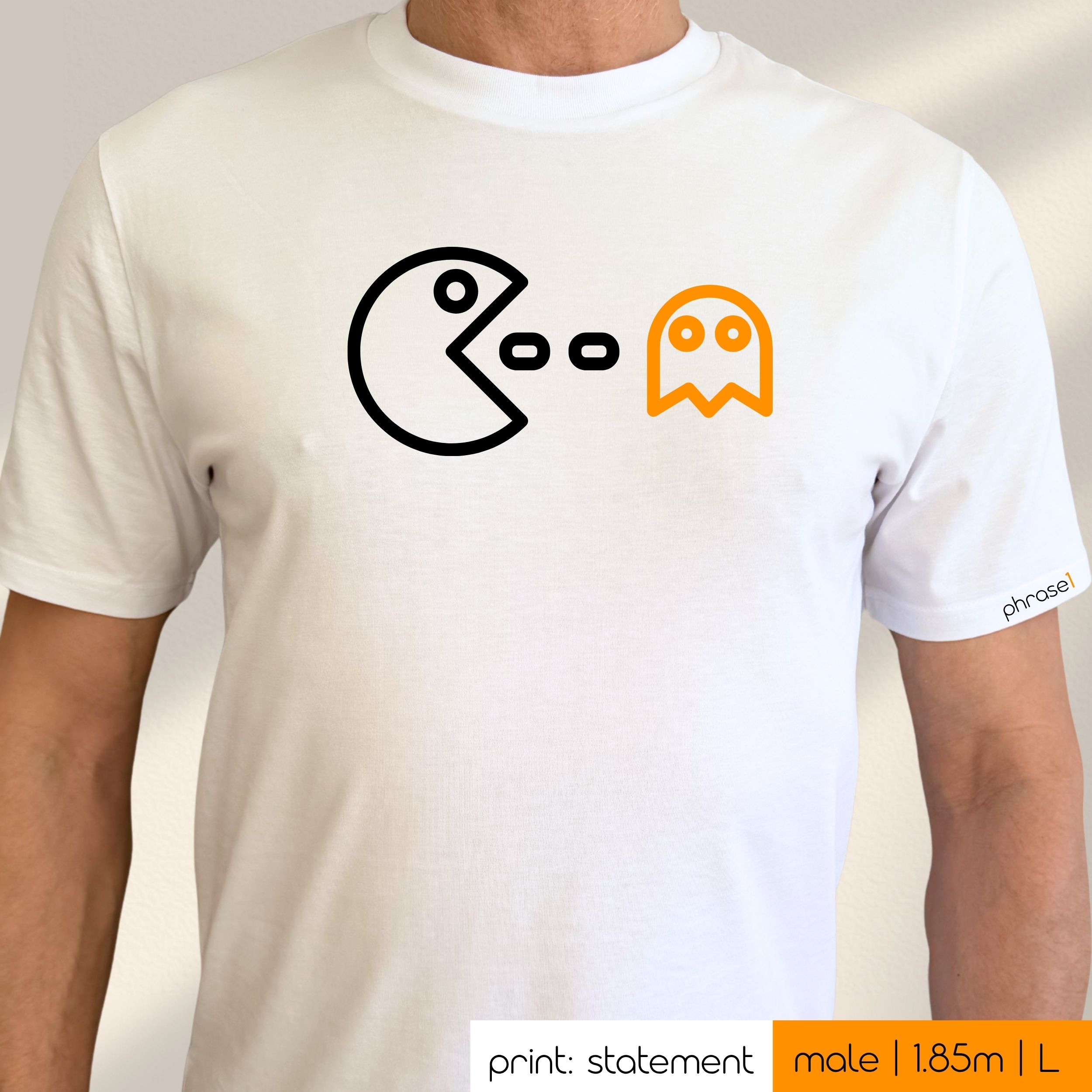 Premium T-Shirt mit Visual "Pacman" Premium T-Shirt mit Visual "Pacman"
