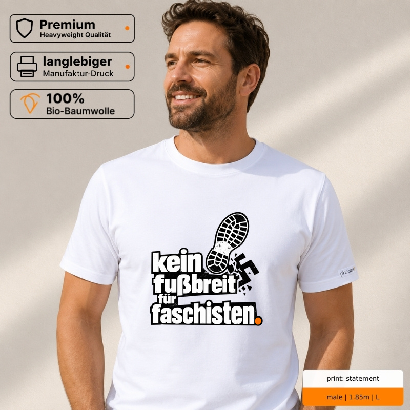 kein fußbreit für faschisten.