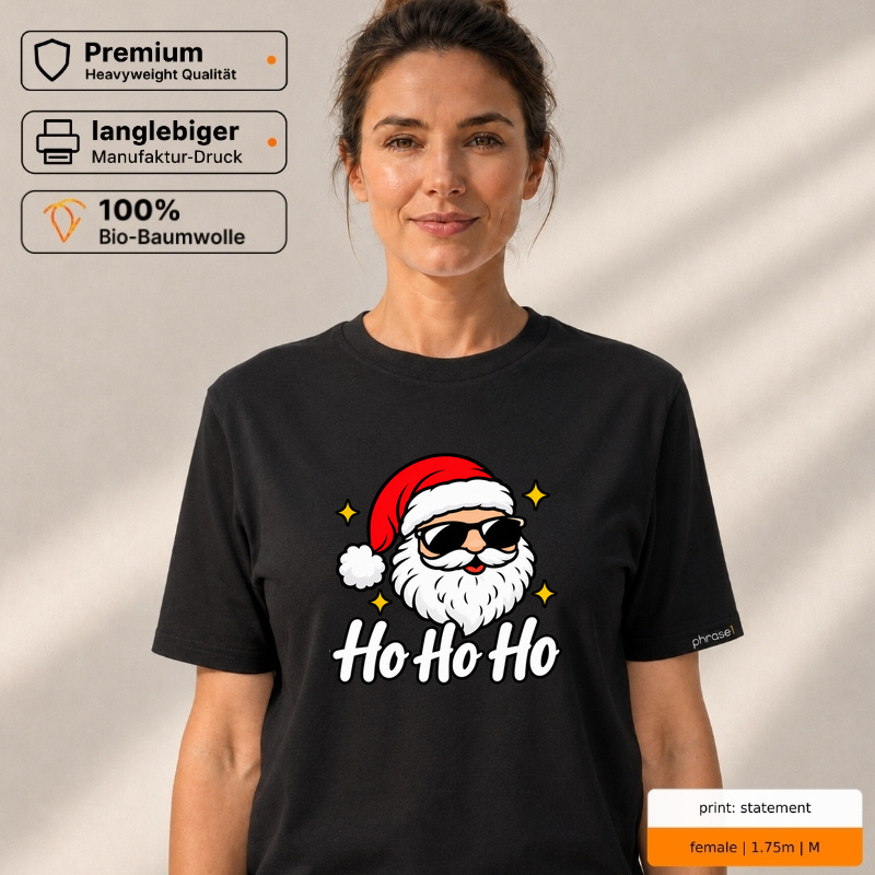 Premium T-Shirt „Ho Ho Ho.“