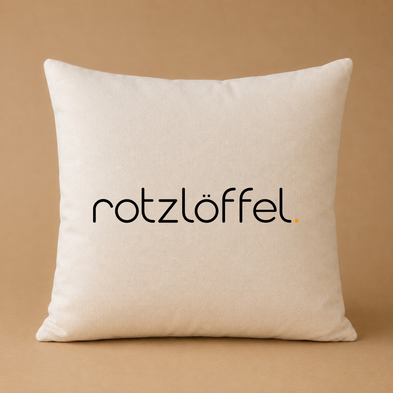 Kissenhülle "rotzlöffel." Kissenhülle "rotzlöffel."