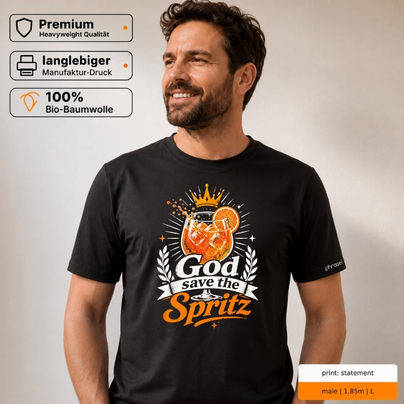 Premium T-Shirt „God save the Spritz.“
