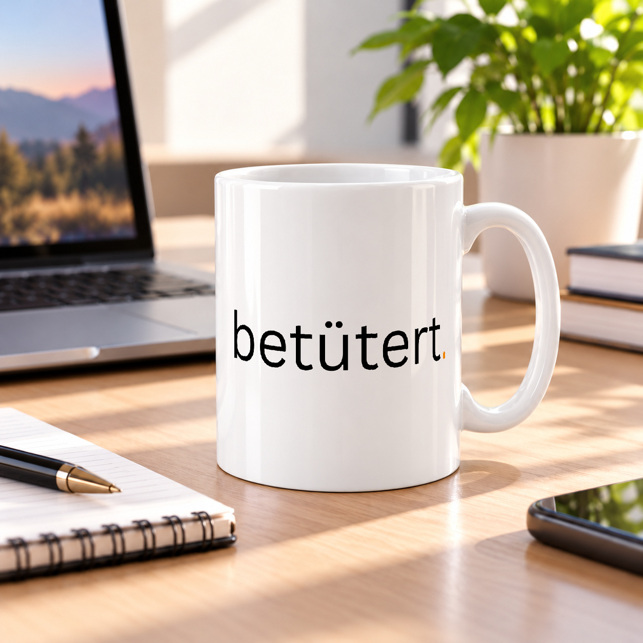 betütert.