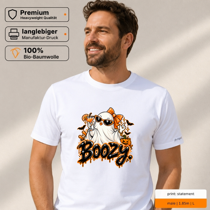 Premium T-Shirt „BOOZY.“ Premium T-Shirt „BOOZY.“