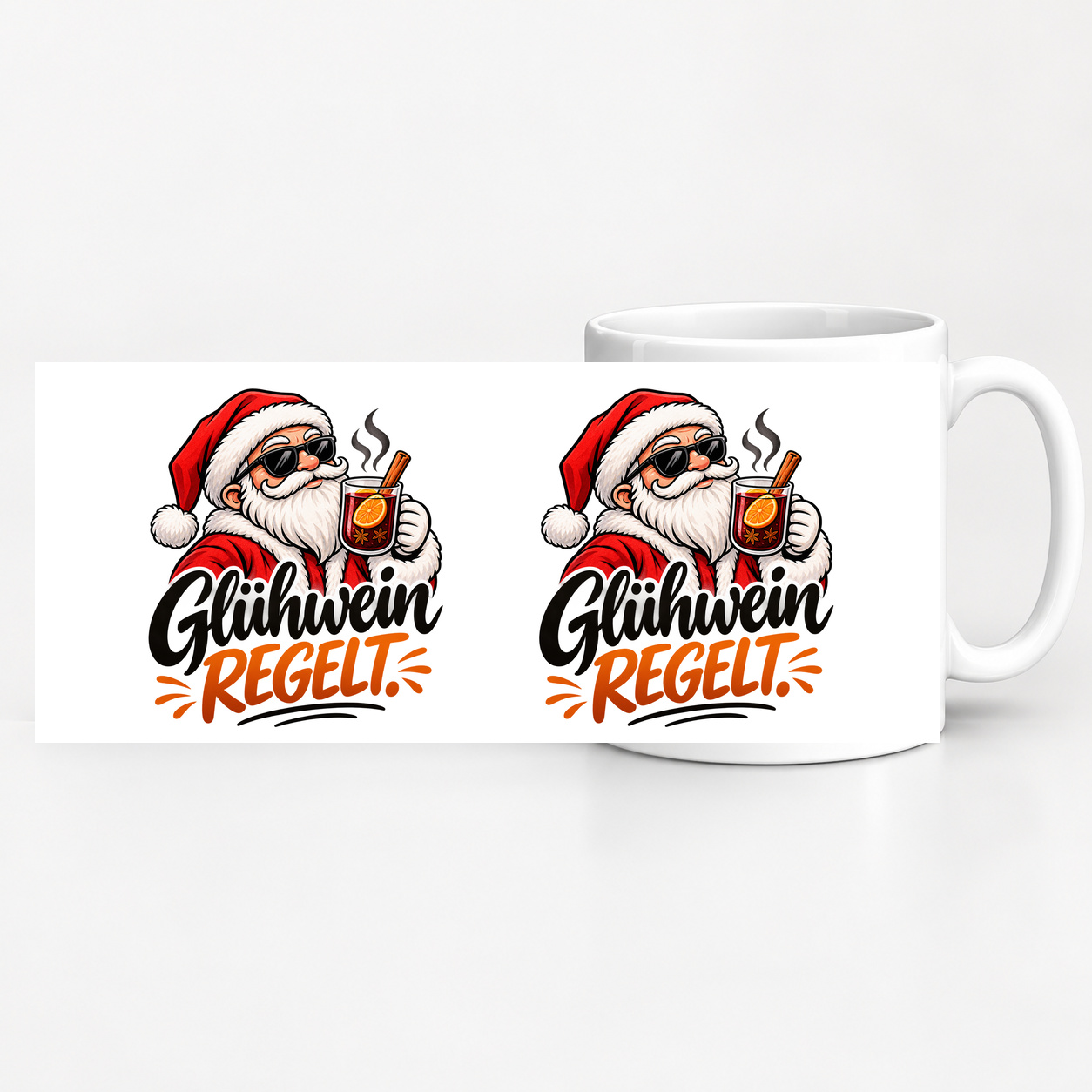 Tasse „Glühwein regelt.“ Tasse „Glühwein regelt.“