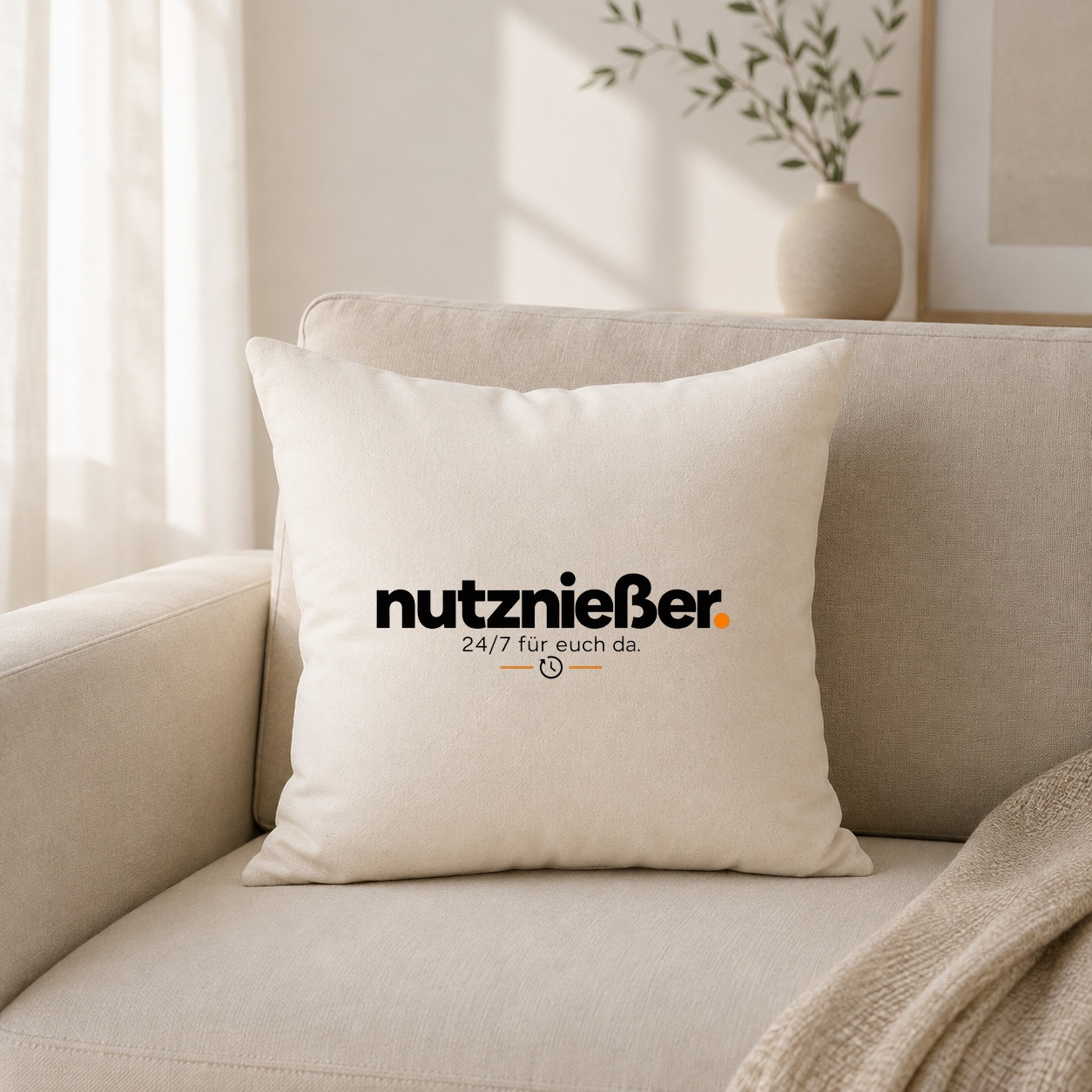 Kissenhülle "nutznießer."