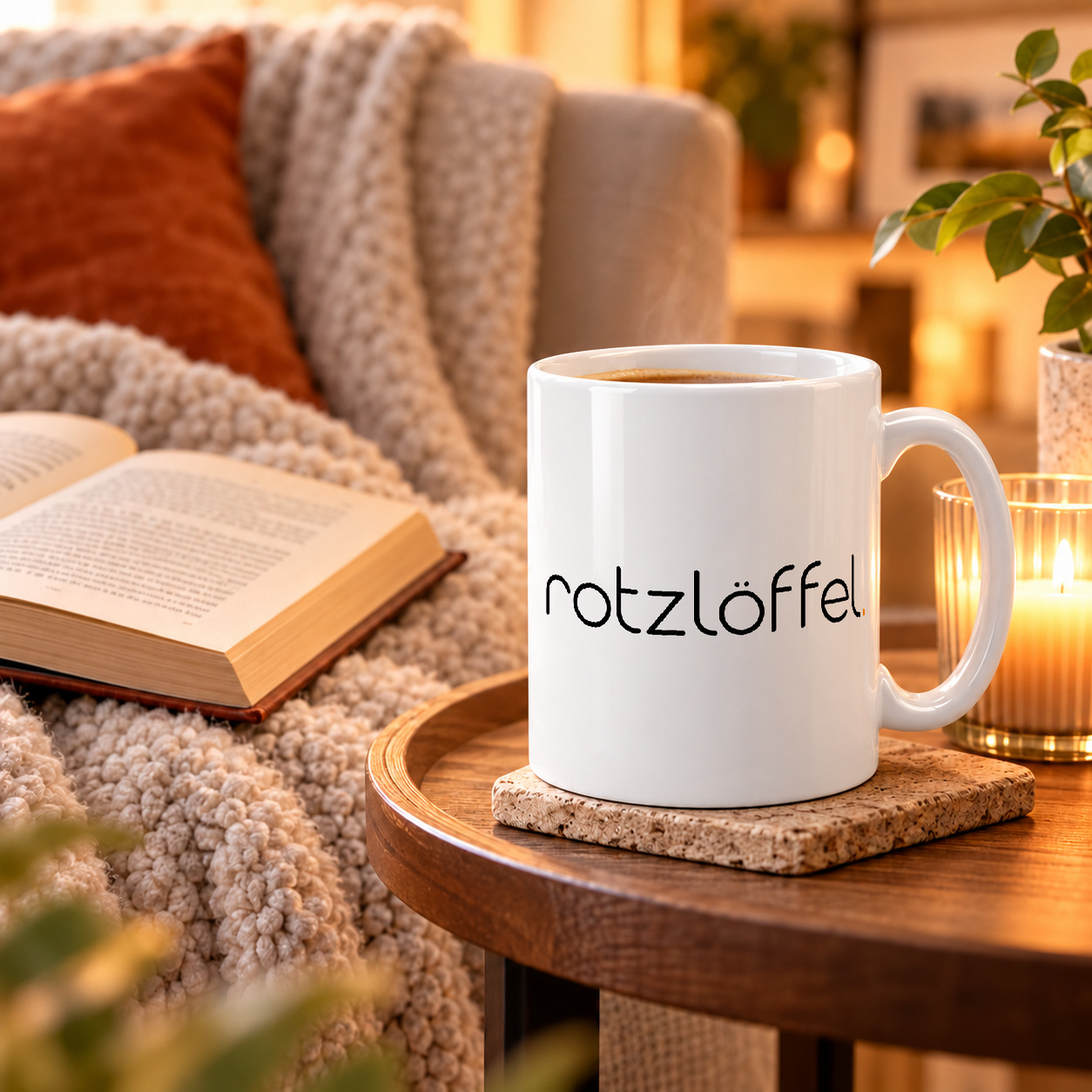 Tasse „rotzlöffel.“